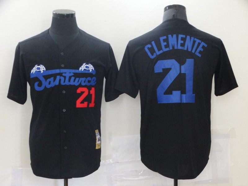 Men Pittsburgh Pirates #21 Clemente Black Film version Game 2021 MLB Jersey->pittsburgh pirates->MLB Jersey